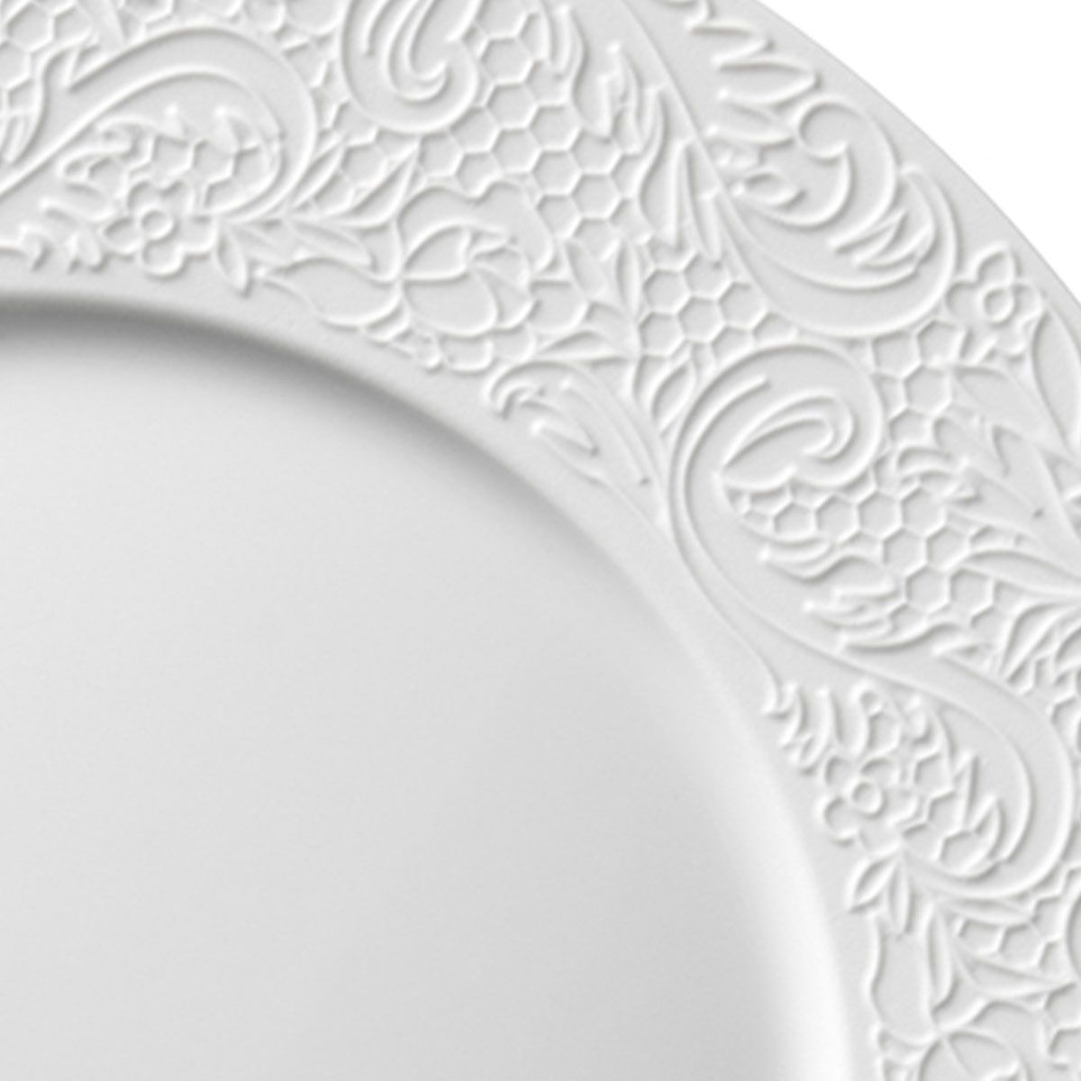 Round dinner plate 28 cm Degrenne L Couture Collection